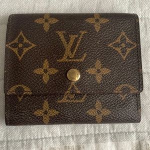 Louis Vuitton monogram trifold credit cards holder